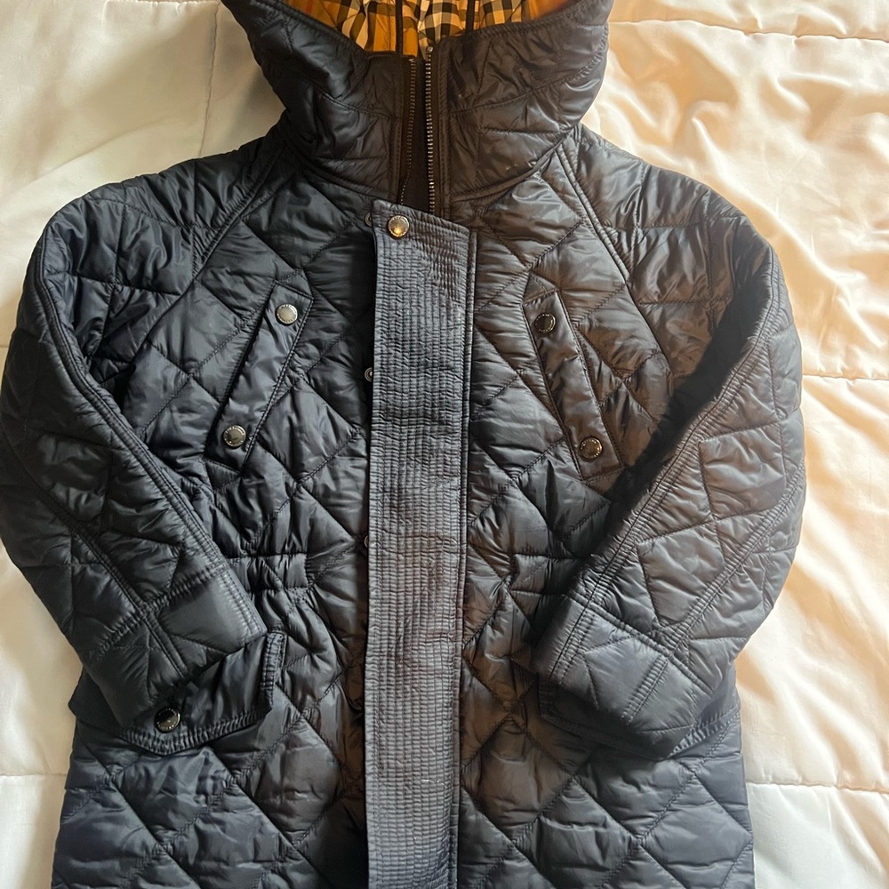 Boys Burberry quilt Spring jacket